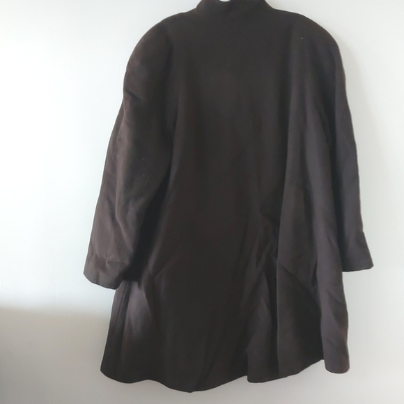 Vintage cashmere blend Novelti coat with cape  rare piece - Picture 4 of 11